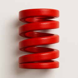 RED BRAKE SPRING +2 HARDER...
